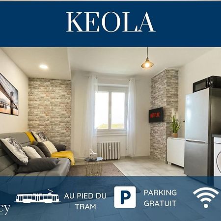 Homey Keola - Parking Prive Gratuit - Aux Portes De Geneve - Au Pied Du Tram - Appartement Avec 1 Chambre Et Un Grand Salon Avec Un Canape-Lit Ambilly Zewnętrze zdjęcie