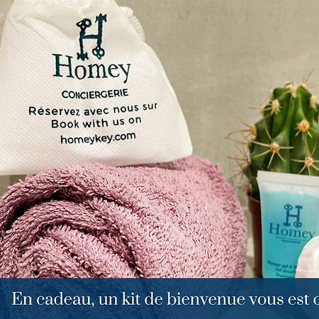 Homey Keola - Parking Prive Gratuit - Aux Portes De Geneve - Au Pied Du Tram - Appartement Avec 1 Chambre Et Un Grand Salon Avec Un Canape-Lit Ambilly Zewnętrze zdjęcie