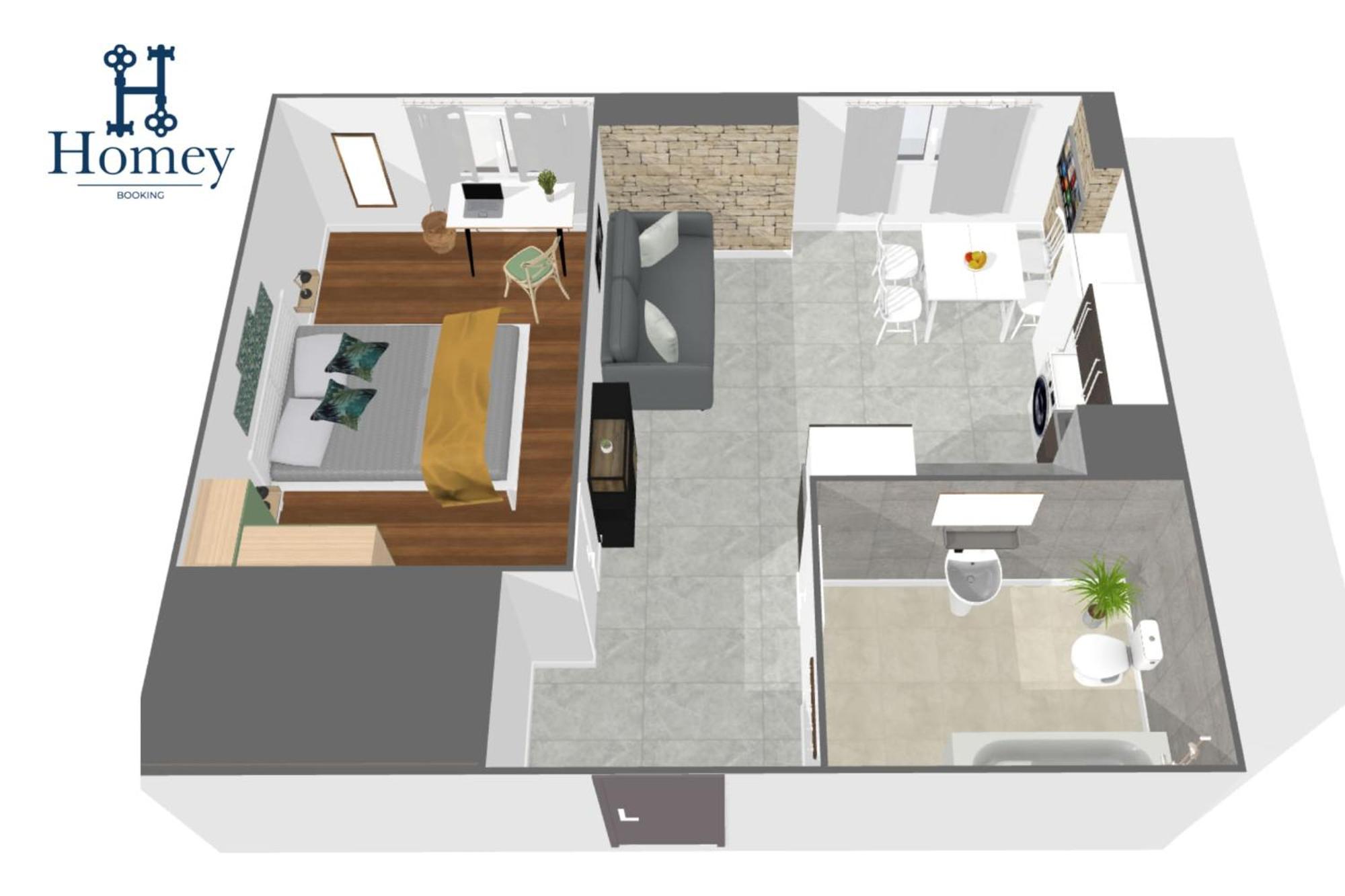 Homey Keola - Parking Prive Gratuit - Aux Portes De Geneve - Au Pied Du Tram - Appartement Avec 1 Chambre Et Un Grand Salon Avec Un Canape-Lit Ambilly Zewnętrze zdjęcie